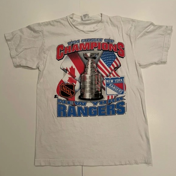 NEW YORK RANGERS 1994 STANLEY CUP SHIRT Size Large - Picture 1 of 4
